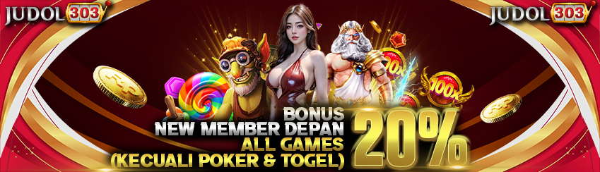 BONUS NEW MEMBER DEPAN 20%